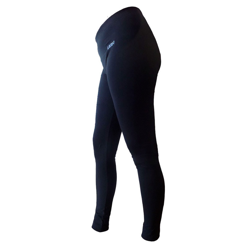 Calza larga de lycra pura color negro - USH Deportes - Silvano Hnos